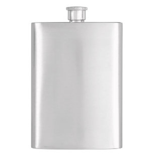 Cantil Flask Clássico de Aço Sem Mancha Simples