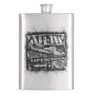 Cantil Flask Clássico de Hip SuperCobra AH-1