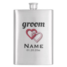 Cantil Flask Clássico do Groom Personalizado