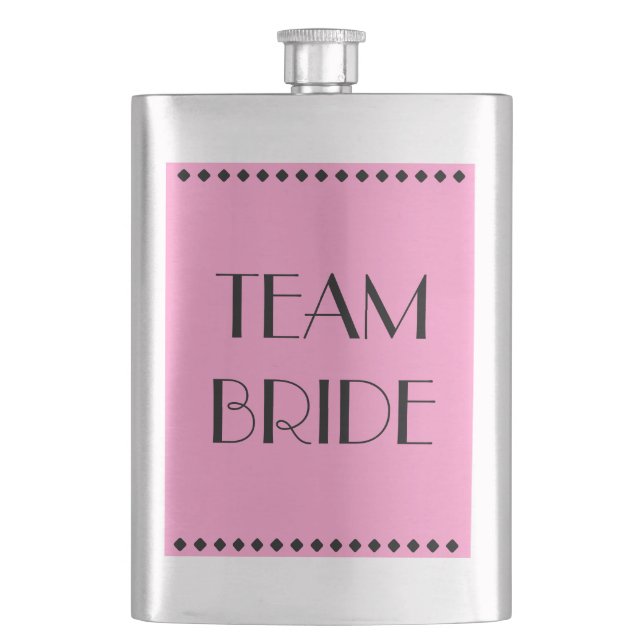 Cantil Flask Clássico do Team Bride (Frente)