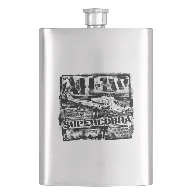 Cantil Flask Clássico SuperCobra AH-1 (Frente)