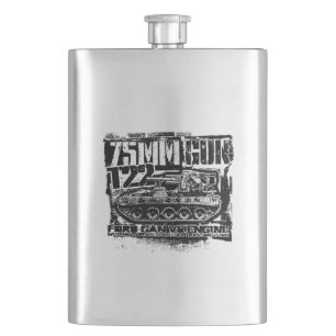 Cantil Flask Clássico T22 com arma de 75 mm