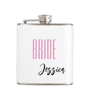 Cantil Flask de Brilho de Nome Personalizado