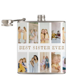 Cantil Flask de Irmãs Personalizadas | Fotos personalizad
