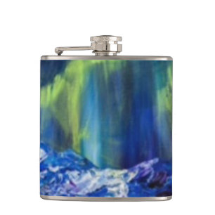 Cantil Flask de Reflexões do Glaciar do Alaska