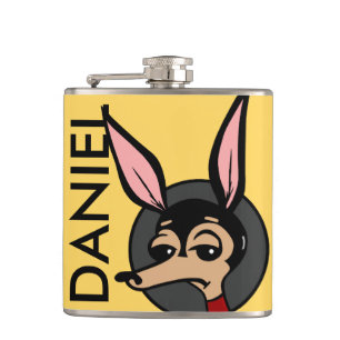 CANTIL FLASK ENCANTADO DE CÃO DE ESTILO DE CARTOON VINYL