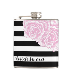 Cantil Flask Moderno e Chic Bridesmaid