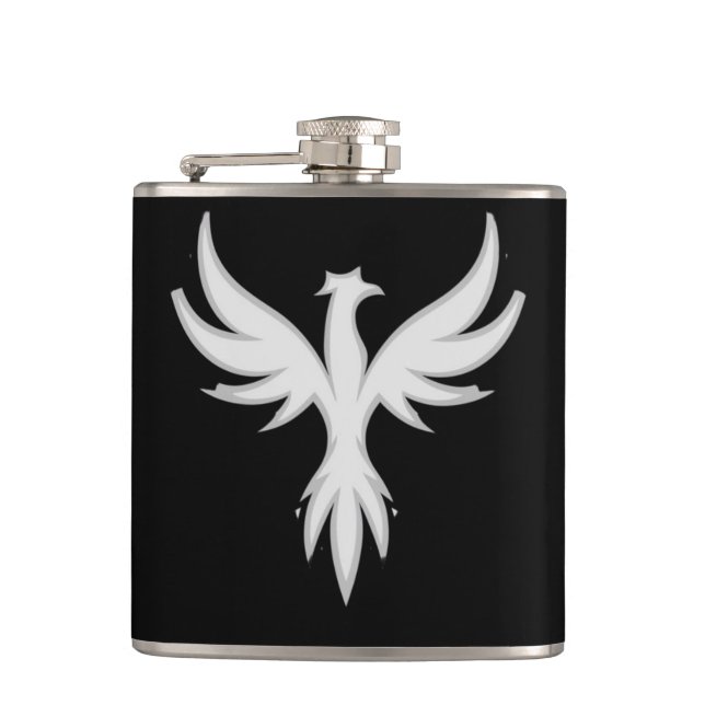 Cantil Flask Preto da Ascensão Phoenix (Frente)