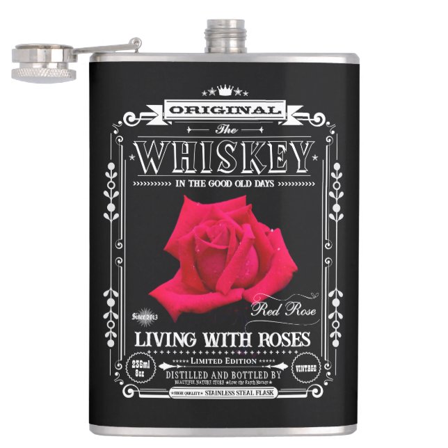 Cantil FLASK_Red Rose (Aberto)