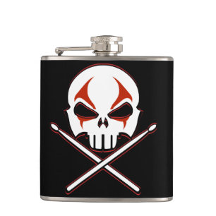 Cantil Flask Rock & Roll Flask Heavy Metal Drummer - Marc