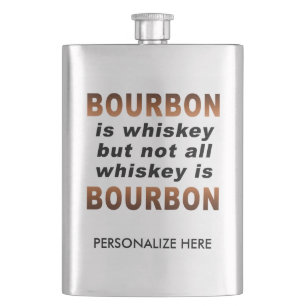 Cantil FLASK SEM FIO - Nem Todo Whiskey É BOURBON!