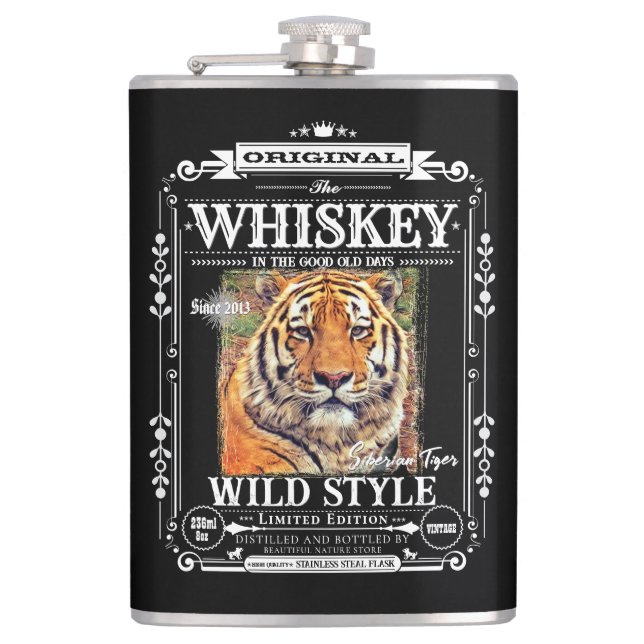Cantil FLASK_Siberian Tiger (Frente)