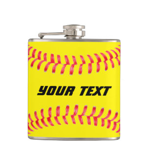 Cantil Flask Softball Personalizado