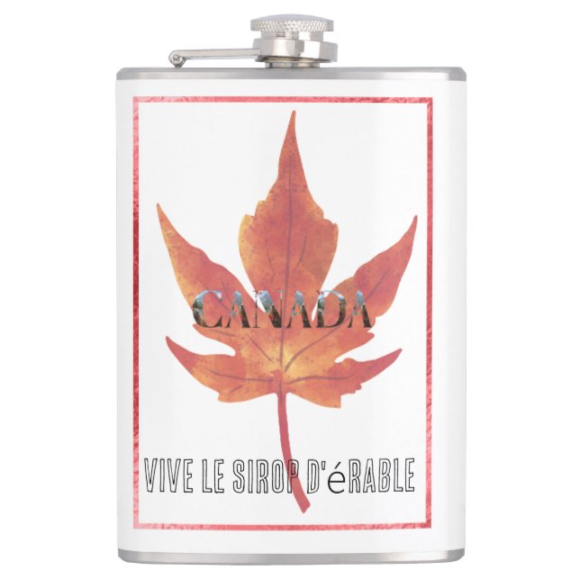 Cantil Flasque Canada/Canada Maple Leaf Flask (Frente)