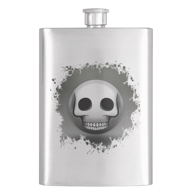 Cantil Flasque Skullmoji (Frente)