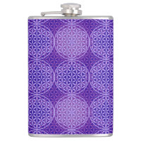 Flor da vida - padrão do selo - roxo