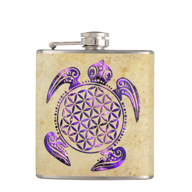 Cantil Flor de DES Lebens da vida/Blume - roxo da (Frente)