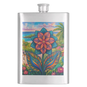 Cantil Flor de Fantasia Tropical Vibrante no Paraíso
