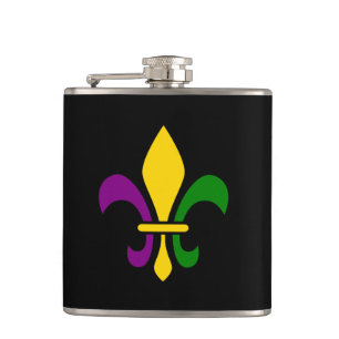 Cantil Flor de lis da grama de Mardi