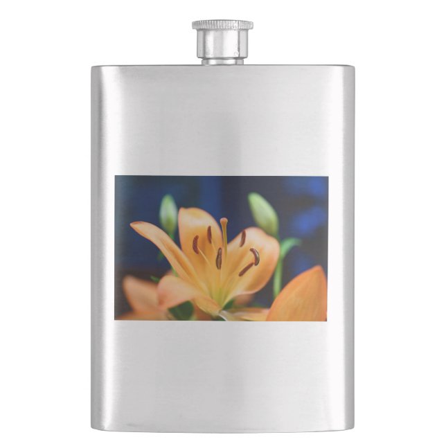 Cantil Flor Laranja Lilly (Frente)