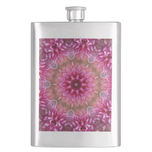 Cantil Flor rosa Caleidoscópio Mandala- 43895