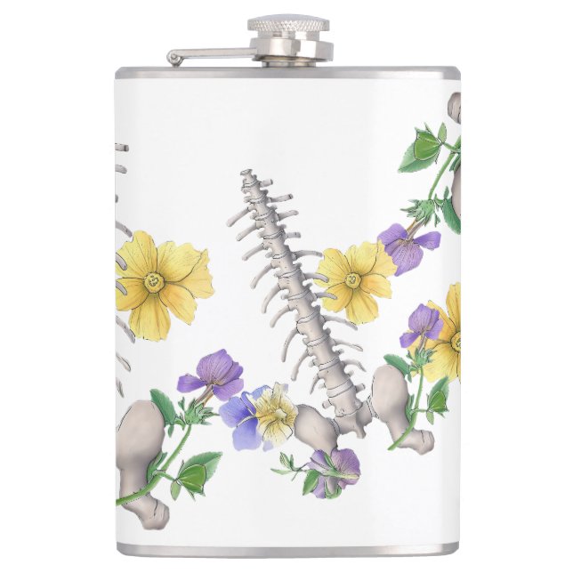 Cantil Floral Anatomy - Vertebrae, Hip Bone (Frente)