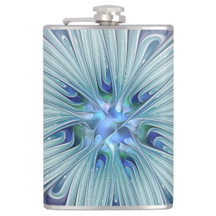 Cantil Floral Beauty Abstrato Modern Blue Pastel Flower