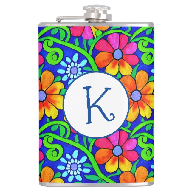 Cantil Floral Bonito Personalizado (Frente)