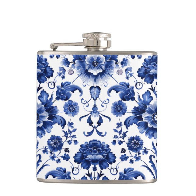 Cantil Floral Delft Blue (Frente)