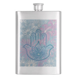 Cantil Floral Hamsa Flask