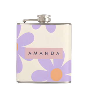Cantil Floral Personalizado de Lavanda Rétro Dália