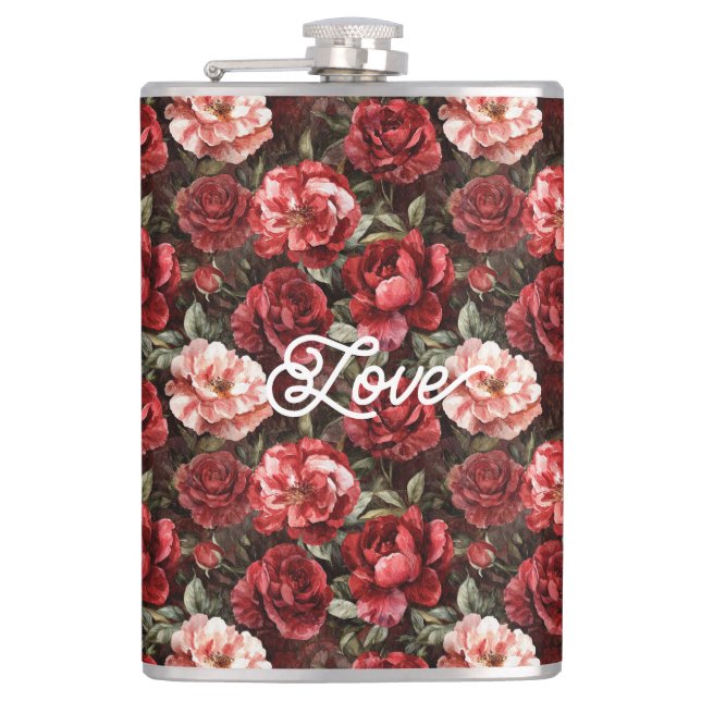 Cantil Flores de Rosa Cor-de-Rosa (Frente)