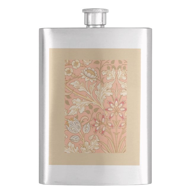 Cantil Flores Decorativas Rosa Pastel (Frente)