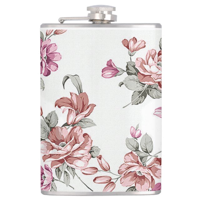 Cantil Flores Femininas Rústicas Elegantes (Frente)