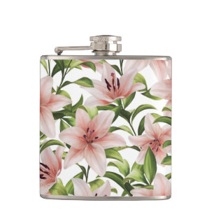 Cantil Flores Lily. Padrão floral