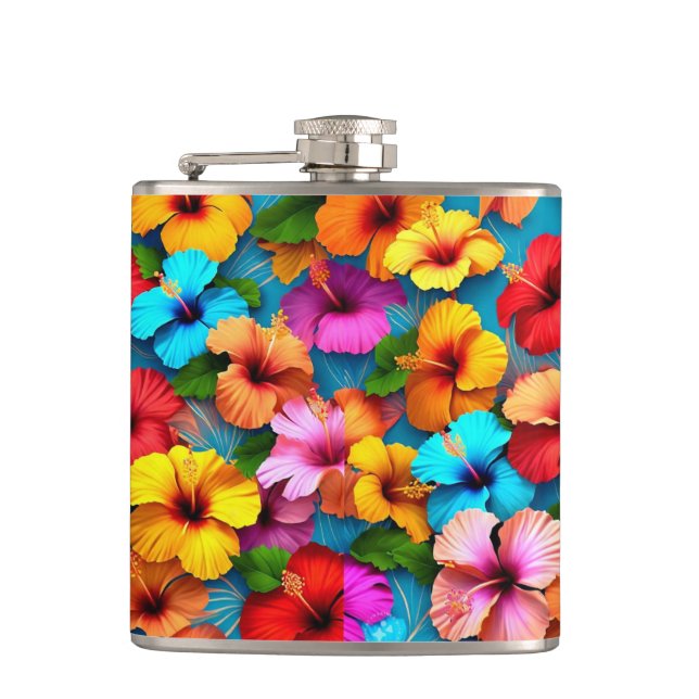 Cantil Flores Multicoloridas Florais Padrão-36355 (Frente)