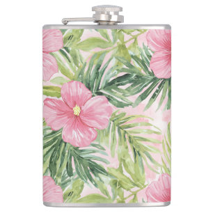 Cantil Flores Tropicais Rosa
