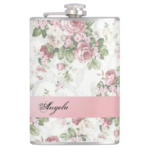 Cantil Flores Vintage Shabby Chic-Personalizadas