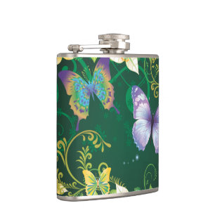 Cantil Flower Decor 4 WrappedFlask