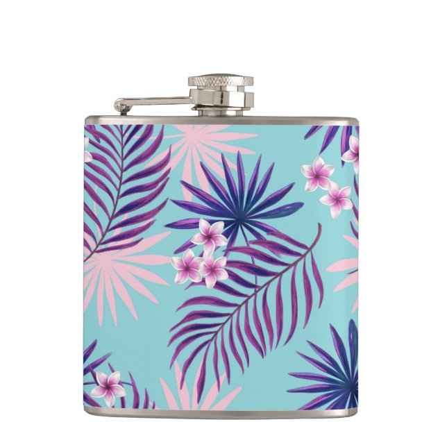 Cantil Folhas tropicais e flores 2 (Frente)