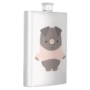 Cantil Folheto Clássico do Porco de Cartoon Forte Cute