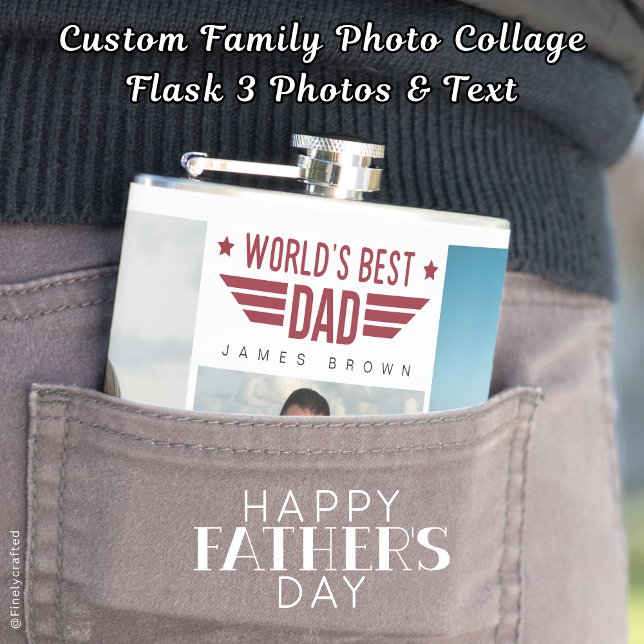 Cantil Folheto de Colagem de Fotos da Família Personaliza (Criador carregado)