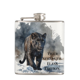 Cantil Forest Animals Tiger Strength Flask