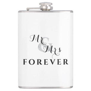 Cantil Forever Love Mr & Mrs Wedding Flask