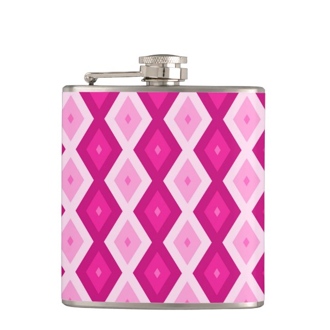 Cantil Formas de diamante fuchsia (Frente)
