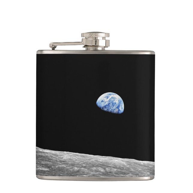 Cantil Foto da NASA Apollo 8 Earthrise Lua em Órbita Luna (Frente)