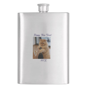 Cantil Foto de Gato de Ano Novo Personalizada