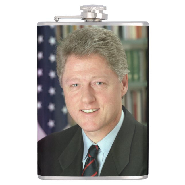 Cantil Foto do presidente Bill Clinton White House (Frente)