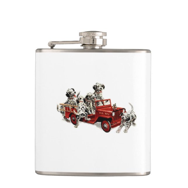 Cantil Fotos Dalmáticas de um Caminhão de Fogo (Frente)