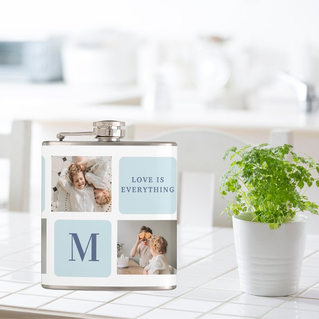 Cantil Fotos de Colagem Moderna - Presente Azul dos Melho (Criador carregado)